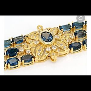 London Blue Topaz Bracelet 39.90ctw